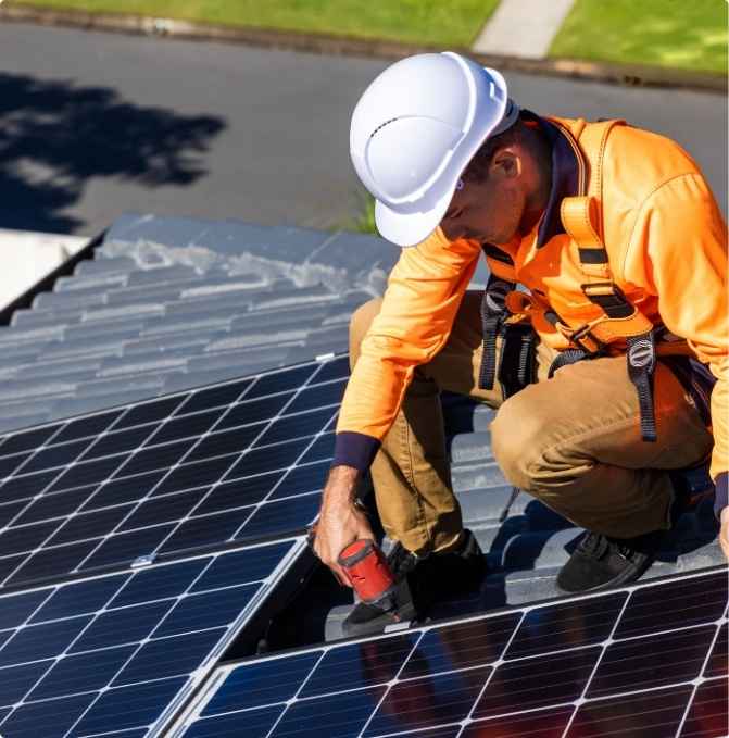 Dachsanierung mit Solar Energie