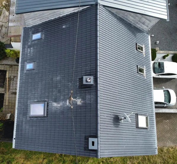 Inspektion eines Dachs im Landkreis Saarlouis